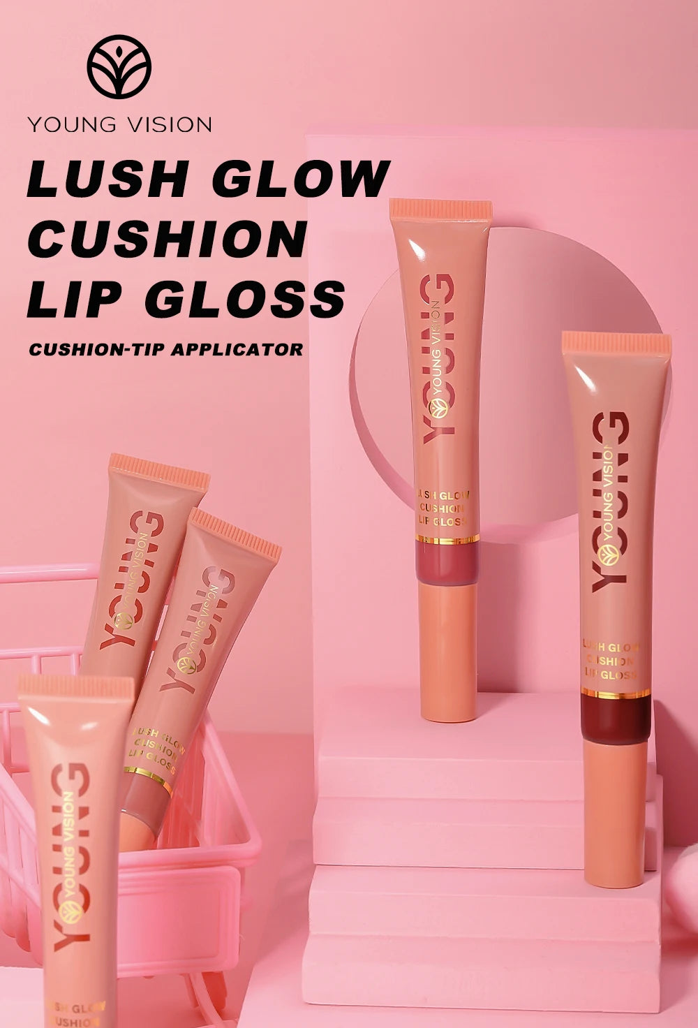 YOUNG VISION 6-Color Liquid Brightening Lip Gloss Moisturizing – BeautyByOla
