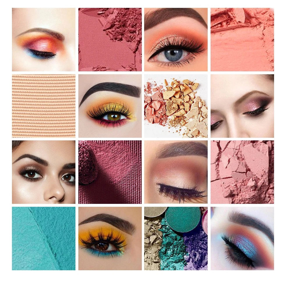 POPFEEL 40-Color Eyeshadow Palette Long-Lasting Brown & Pink – BeautyByOla
