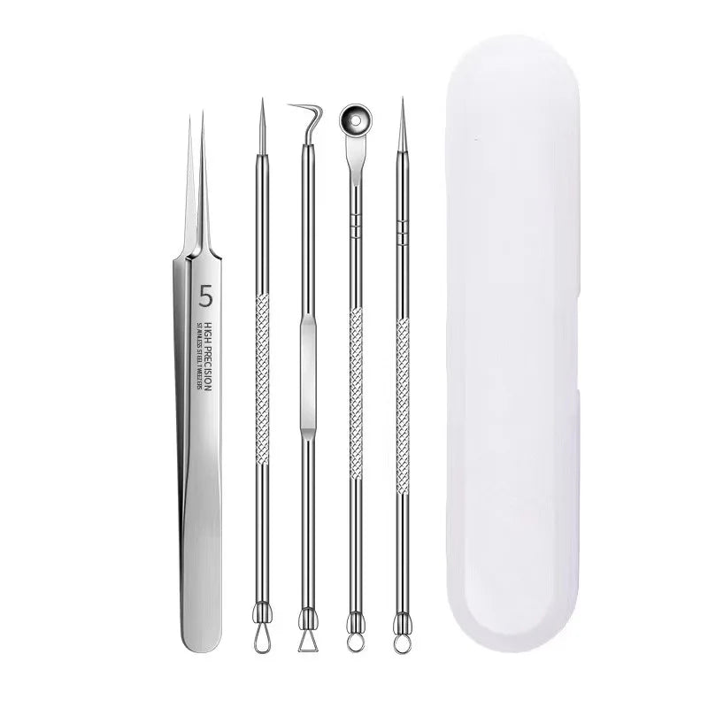 German No.5 Blackhead Remover Tweezers Ultra-Fine Acne Tool – BeautyByOla