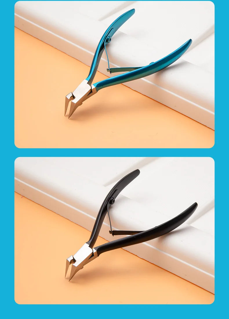 BeautyByOla – Professional Toenail Clipper, Stainless Steel Nipper for Ingrown & Thick Toenails
