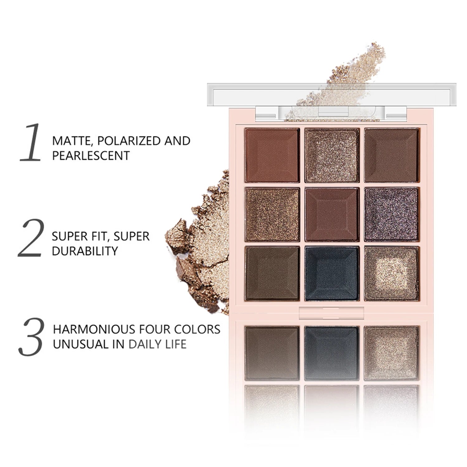 JUJU DREAM 9-Color Eyeshadow Palette Matte & Shimmer – BeautyByOla