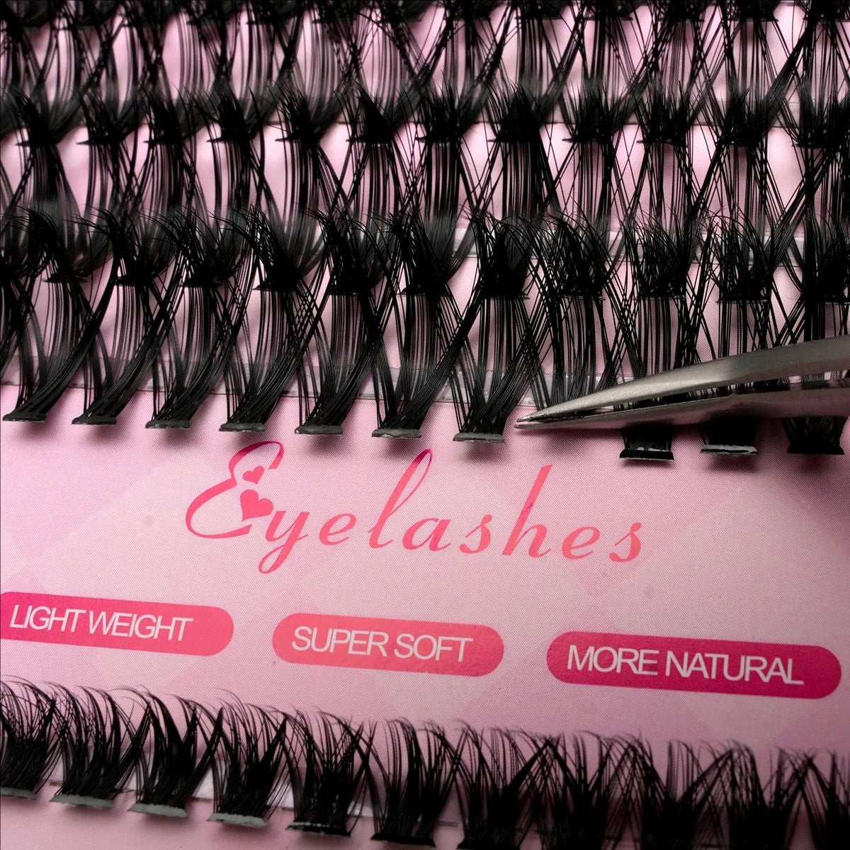 MJ 640pcs Individual Eyelash Extensions Clusters DIY – BeautyByOla
