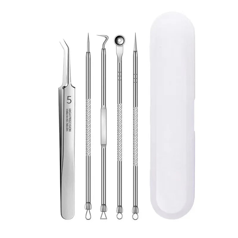 German No.5 Blackhead Remover Tweezers Ultra-Fine Acne Tool – BeautyByOla