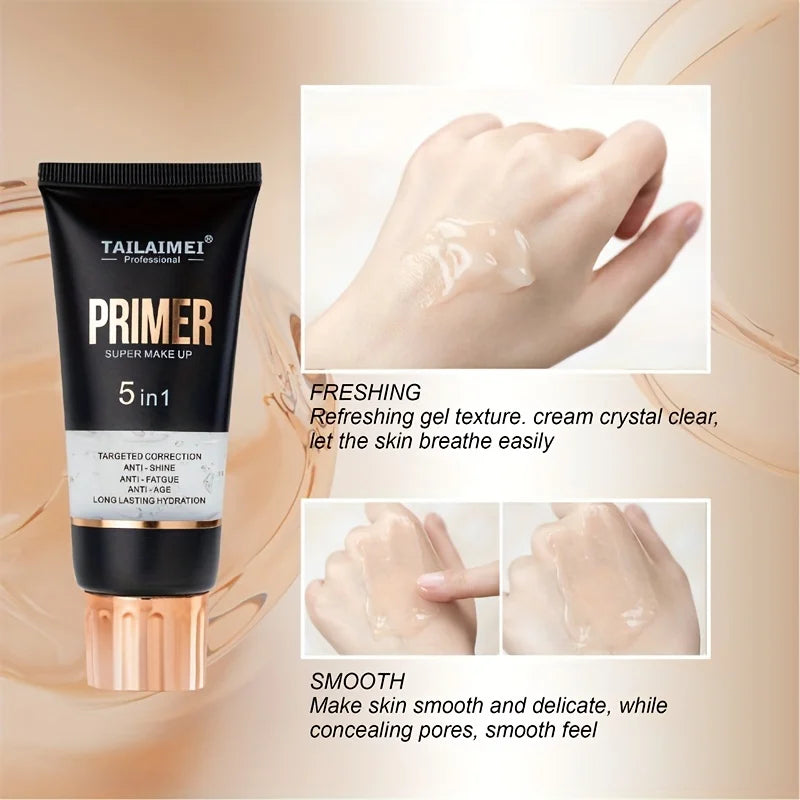 Waterproof Transparent Gel Makeup Primer Full Coverage – BeautyByOla