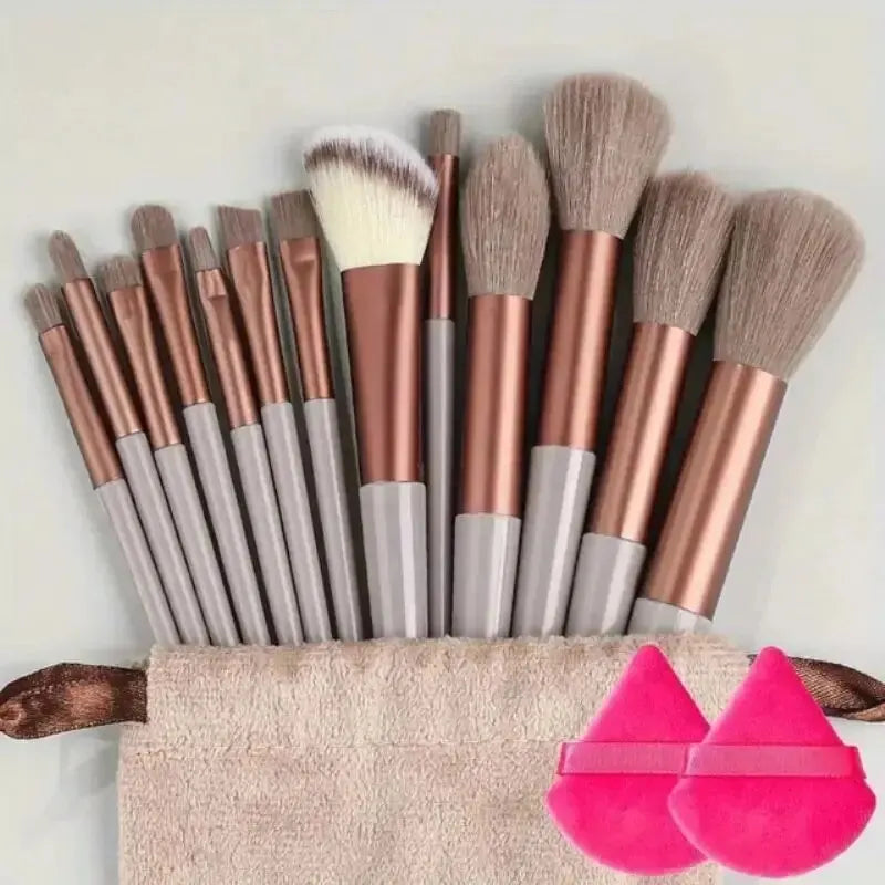Professional Makeup Brush Set Soft Fluffy Foundation & Eyeshadow – BeautyByOla