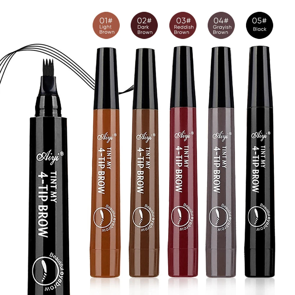 Four-Pronged Long-Lasting Waterproof Eyebrow Pencil – BeautyByOla