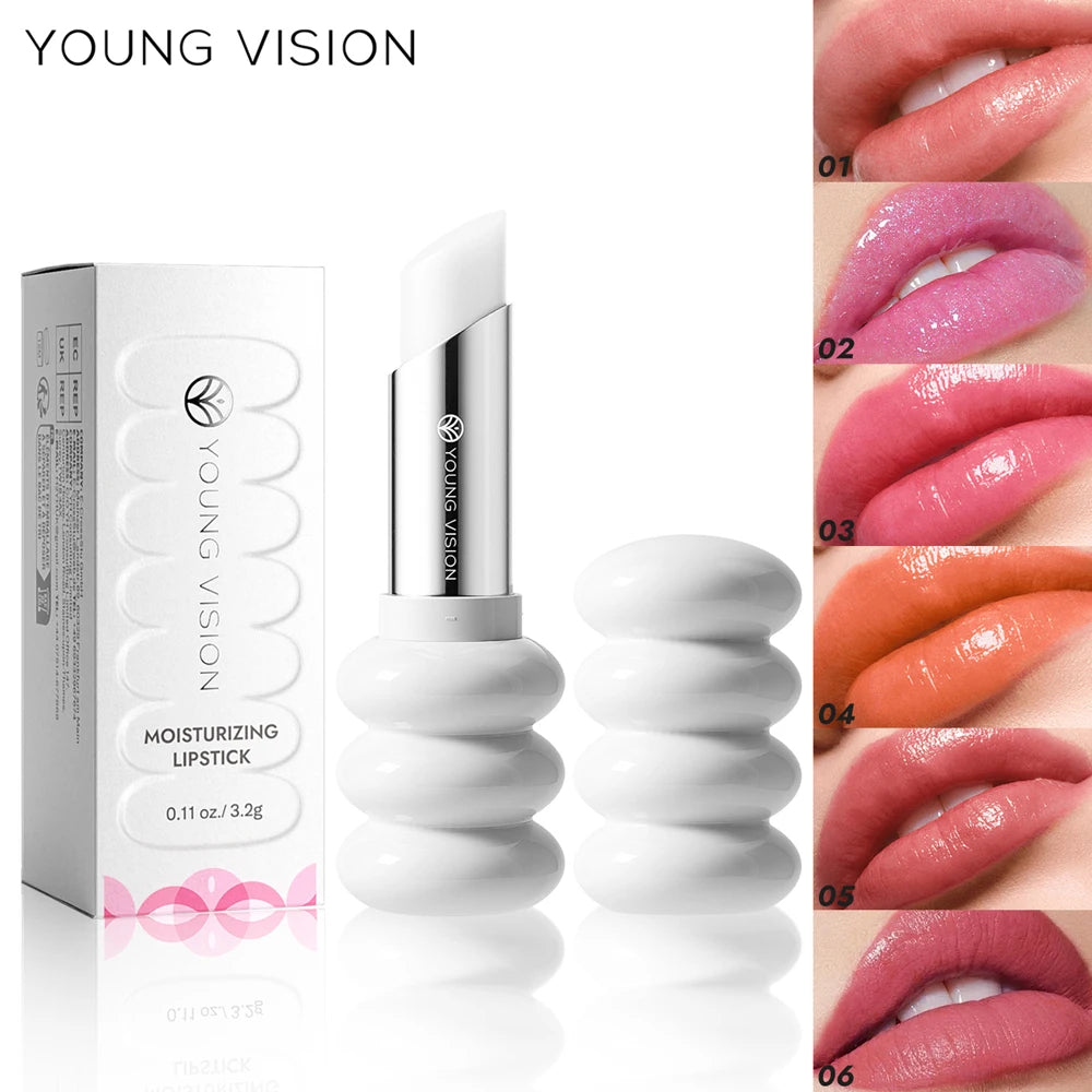 YOUNG VISION 6-Color Shimmer Moisturizing Lipstick Long-Lasting – BeautyByOla
