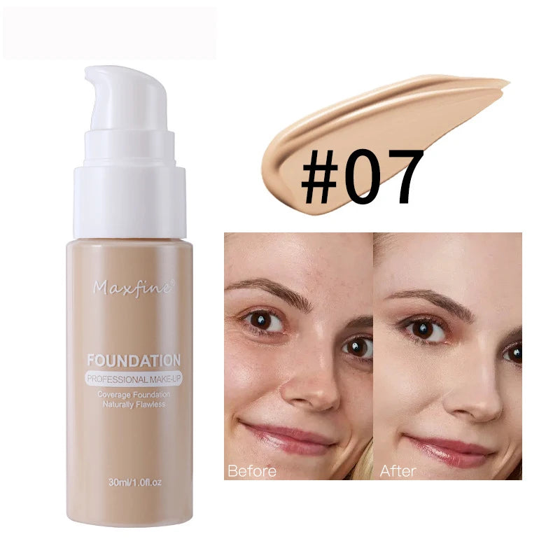 Liquid Foundation Concealer Waterproof Sweat-Resistant Makeup – BeautyByOla
