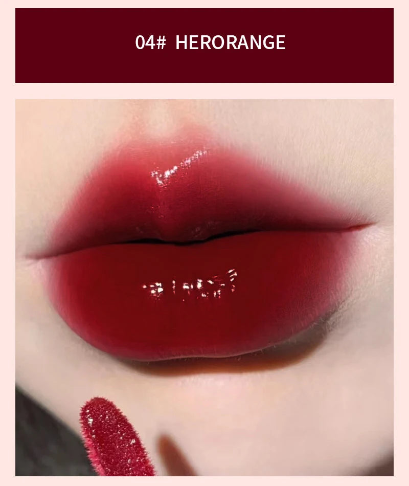 HERORANGE Light Glass-Like Lip Lacquer Mirror Shine Long-Lasting – BeautyByOla