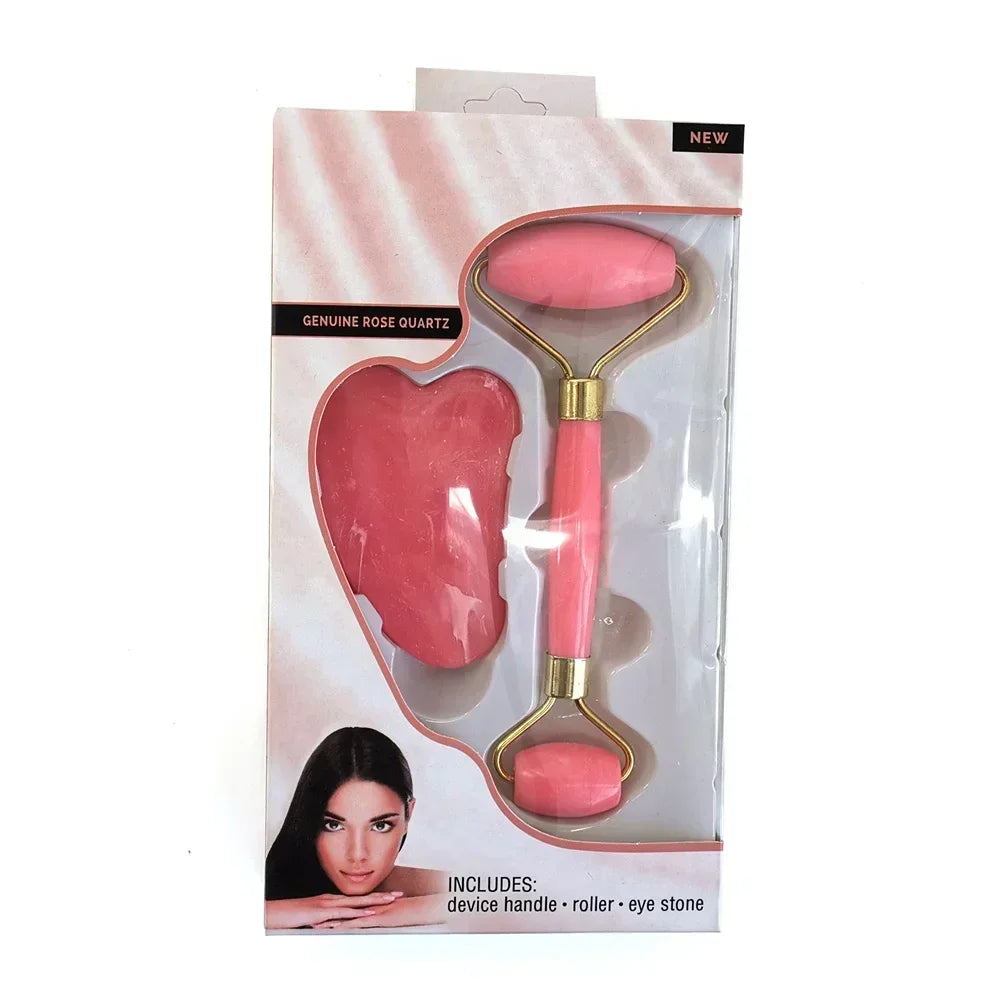 BeautyByOla – Female Facial & Neck Massage Roller, Double-Head Scraping Stick for Relaxation & Beauty