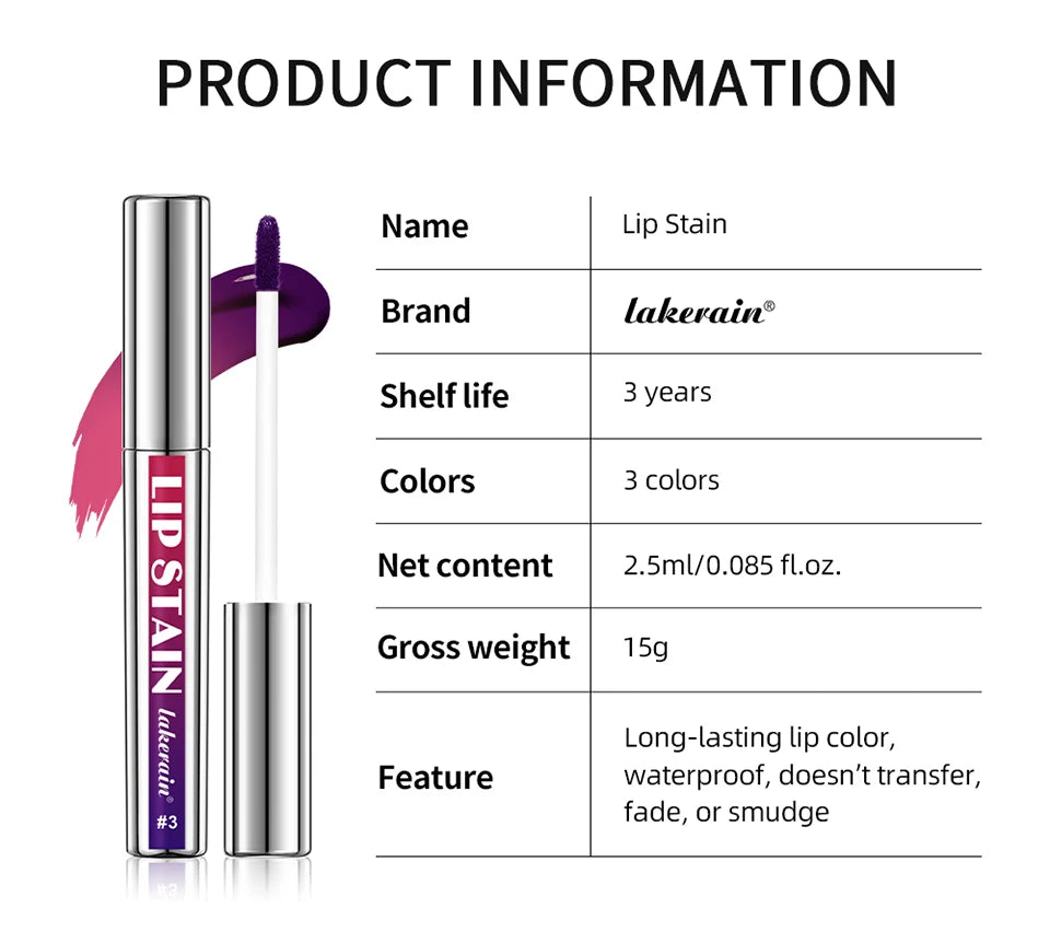 Long-Lasting Korean Matte Lip Tint Waterproof Liquid Lipstick – BeautyByOla