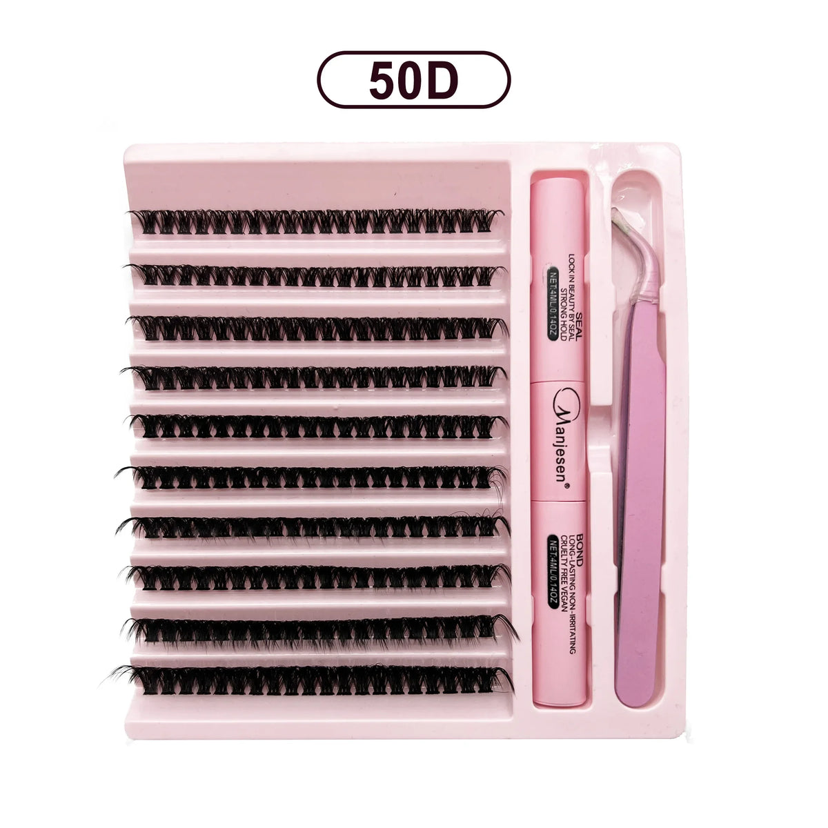 DIY Eyelash Extension Kit 200PCS Clusters with Glue & Tools – BeautyByOla