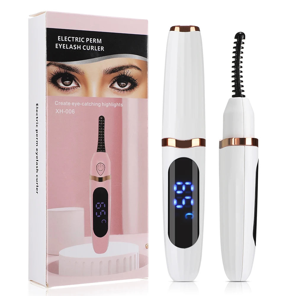 Electric Eyelash Curler Portable Long-Lasting Makeup Tool – BeautyByOla