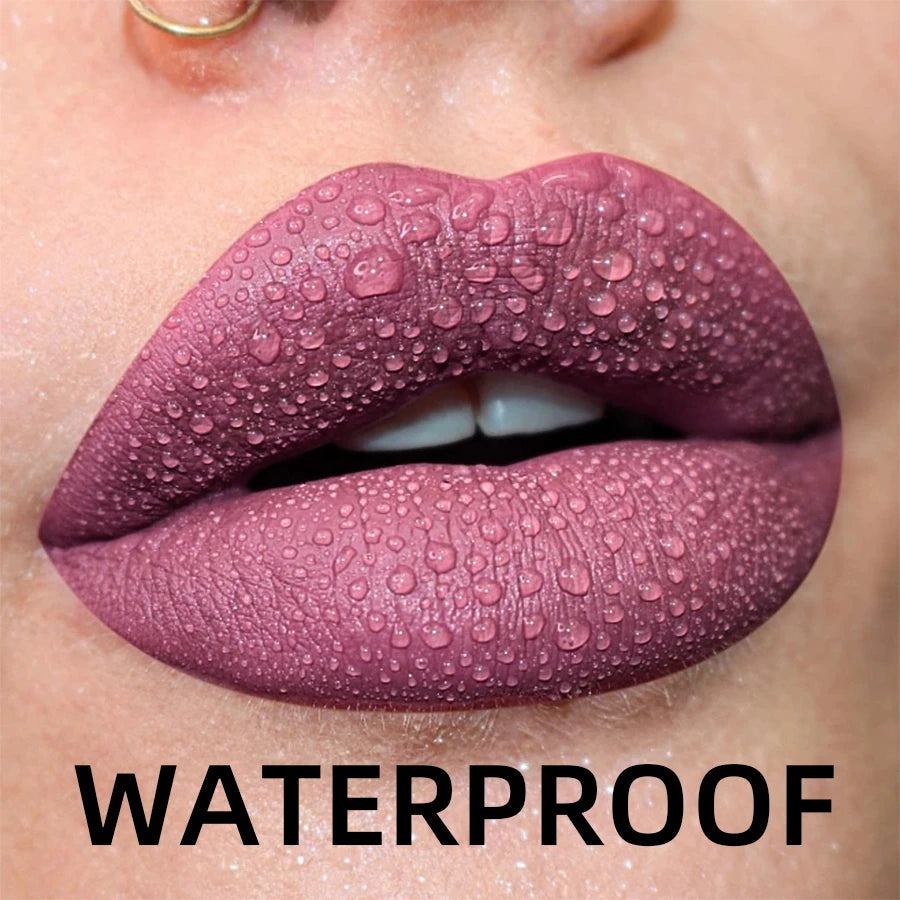 19-Color Matte Velvet Lip Gloss Waterproof Liquid Lipstick – BeautyByOla