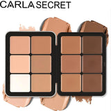 BeautyByOla – 12-Color Concealer Palette, Matte Cream Foundation for Face Makeup & Repair
