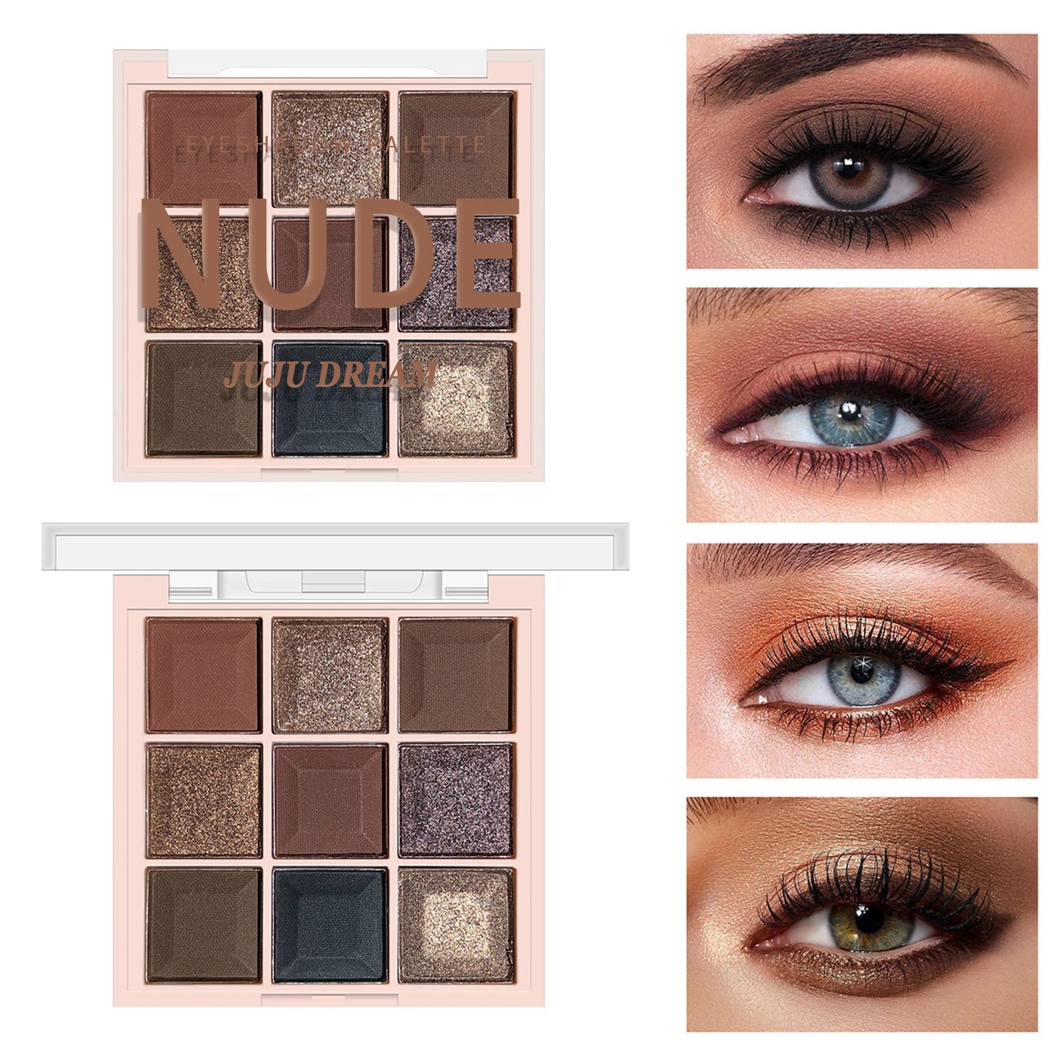 JUJU DREAM 9-Color Eyeshadow Palette Matte & Shimmer – BeautyByOla