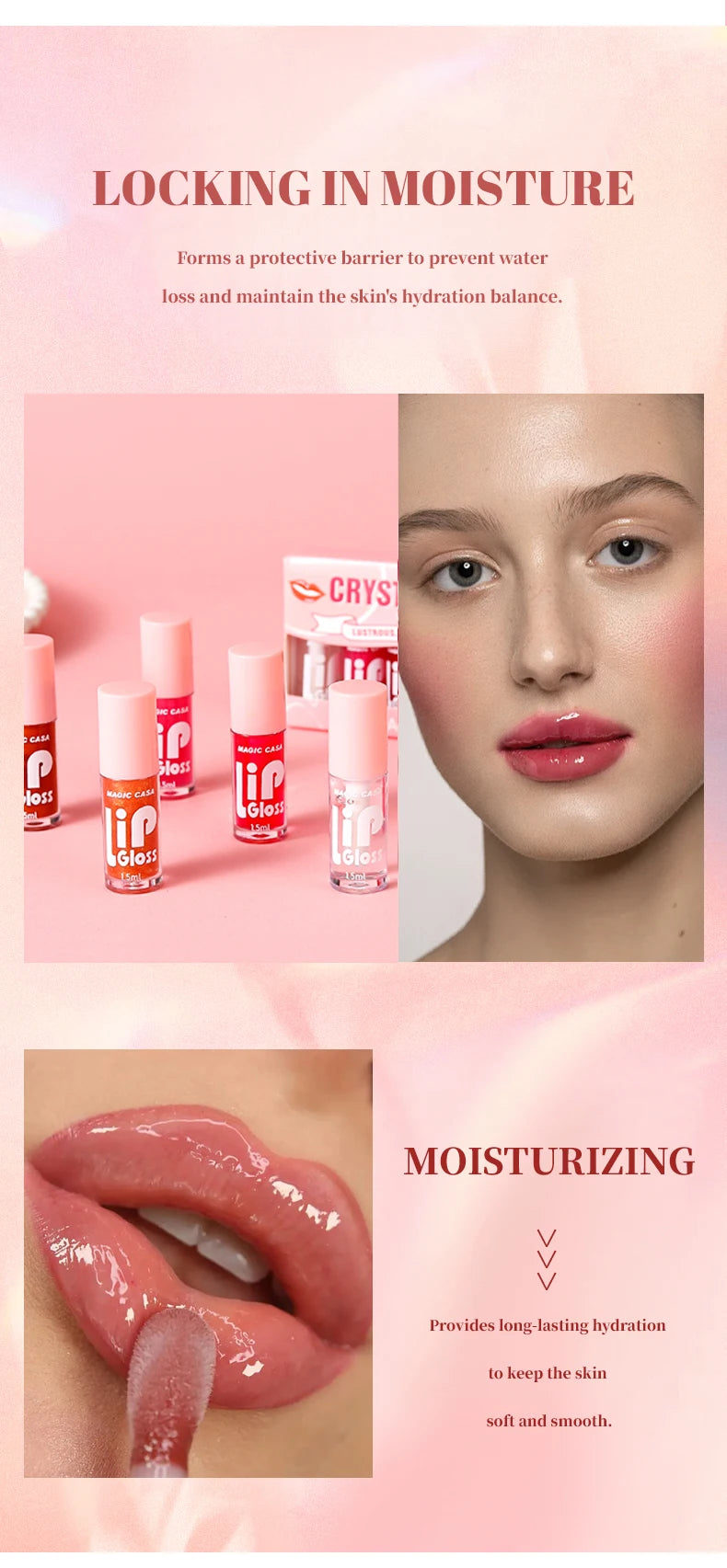 MAGIC CASA 6pcs Hydrating Jelly Lip Oil Long-Lasting – BeautyByOla