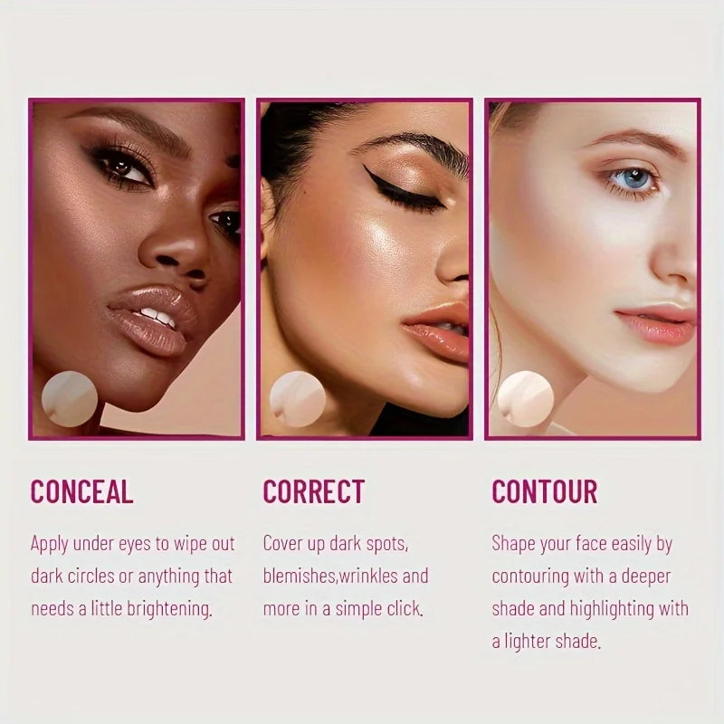 Sponge Head Concealer for Dark Circles & Blemishes Long-Lasting – BeautyByOla