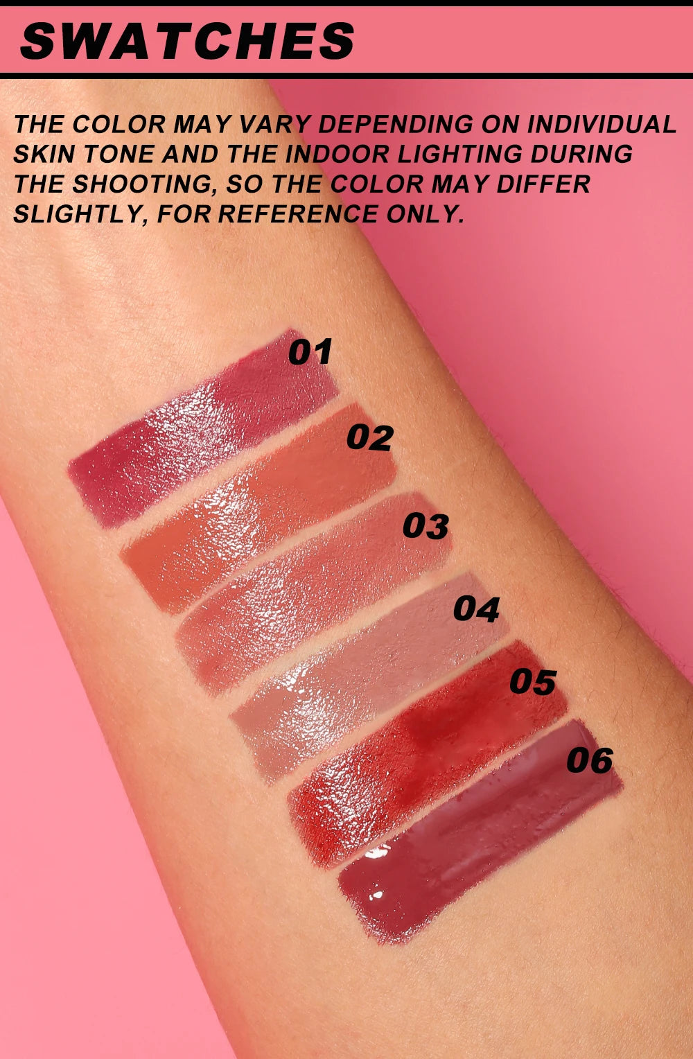YOUNG VISION 6-Color Liquid Brightening Lip Gloss Moisturizing – BeautyByOla