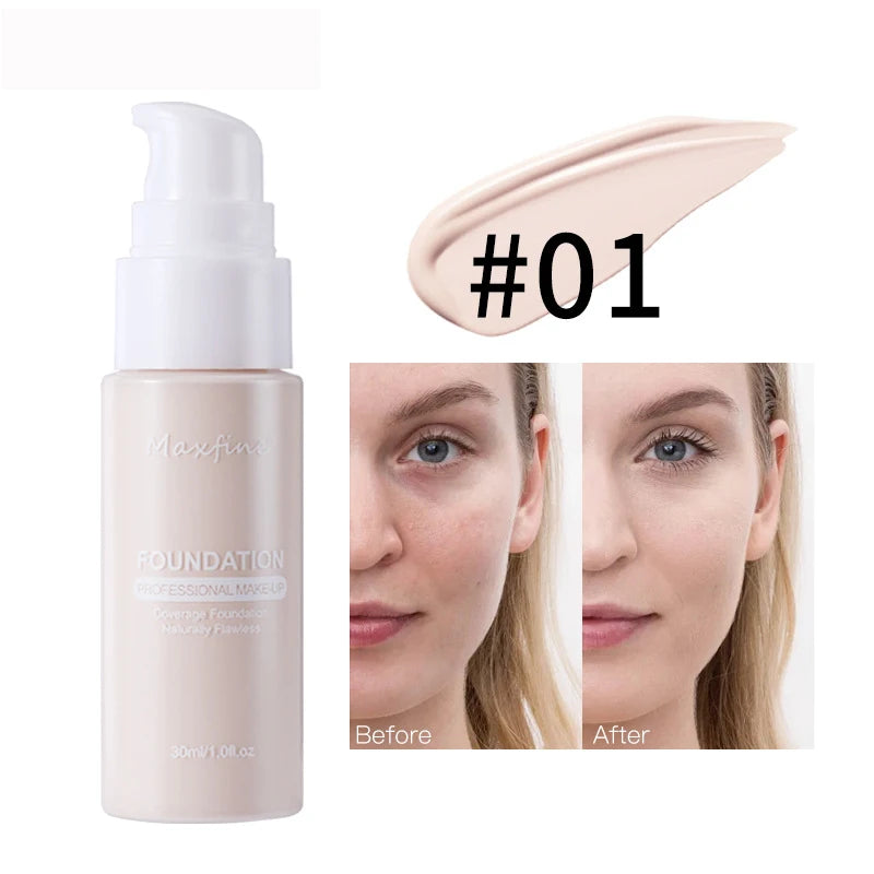 Liquid Foundation Concealer Waterproof Sweat-Resistant Makeup – BeautyByOla