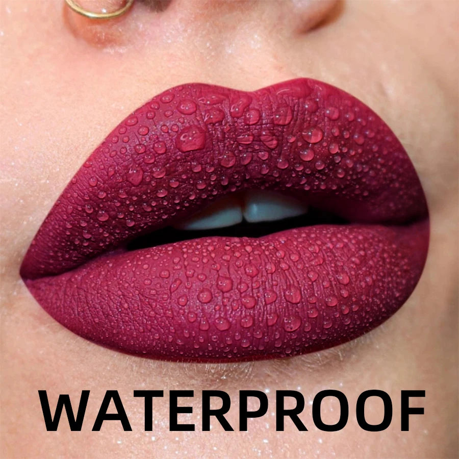 19-Color Matte Velvet Lip Gloss Waterproof Liquid Lipstick – BeautyByOla