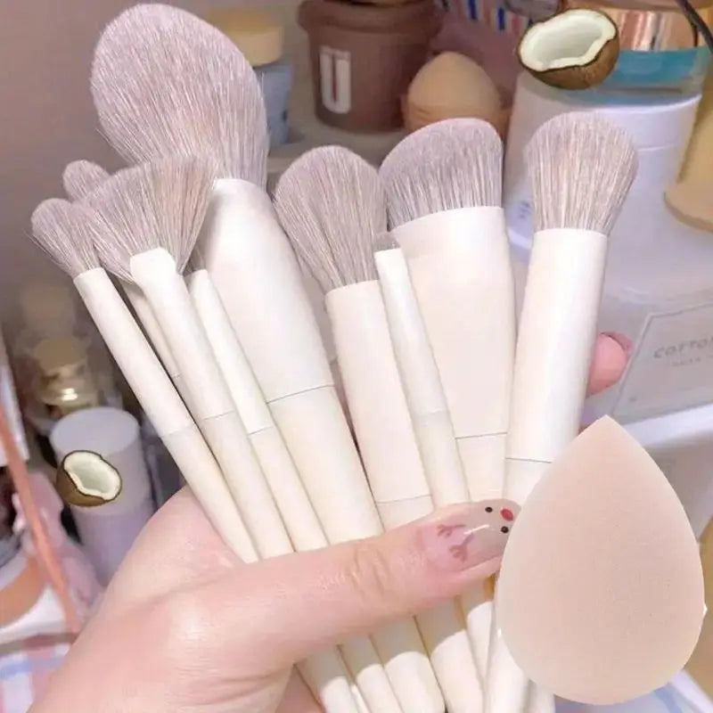 Professional Makeup Brush Set Soft Fluffy Foundation & Eyeshadow – BeautyByOla