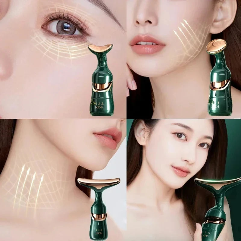 3-in-1 Facial Lifting Device EMS Neck & Face Massager – BeautyByOla