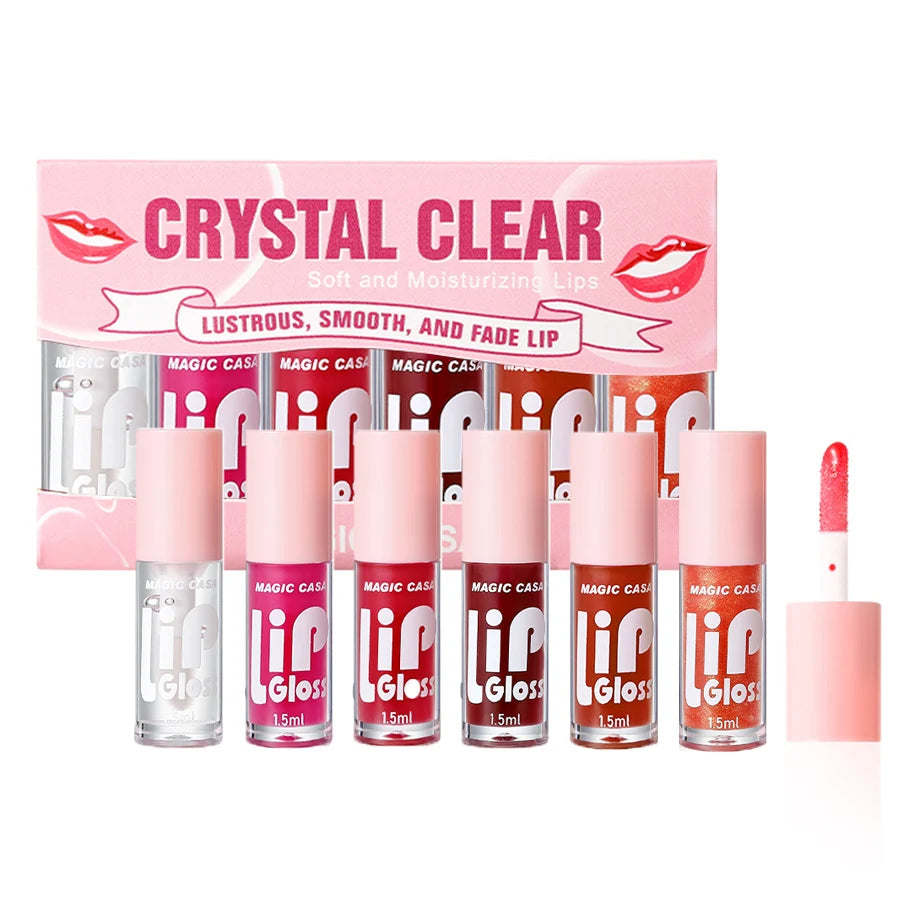 MAGIC CASA 6pcs Hydrating Jelly Lip Oil Long-Lasting – BeautyByOla