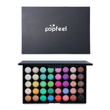 POPFEEL 40-Color Eyeshadow Palette Long-Lasting Brown & Pink – BeautyByOla