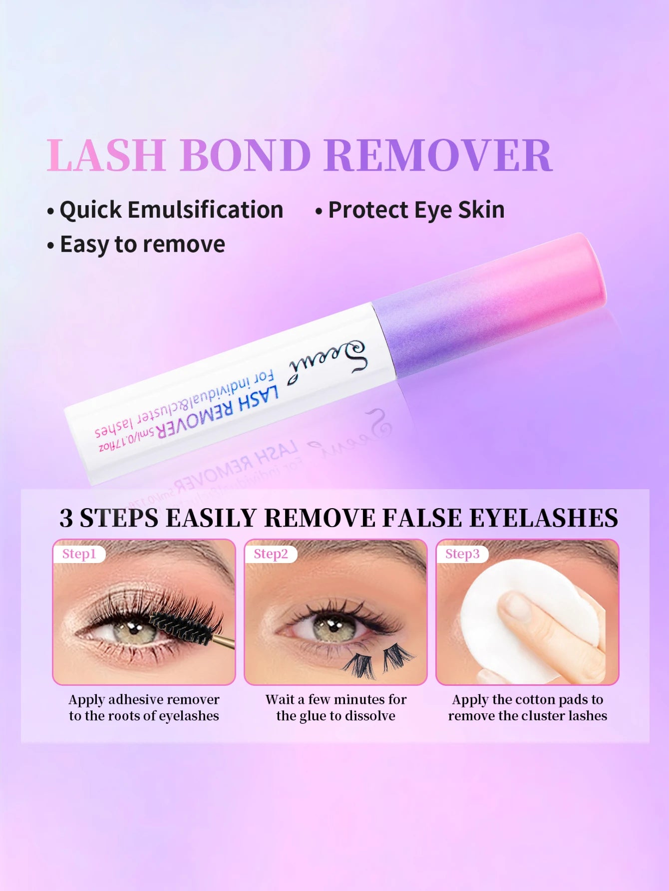 Eyelash Glue & Seal for Clusters Strong Lasting Extension – BeautyByOla