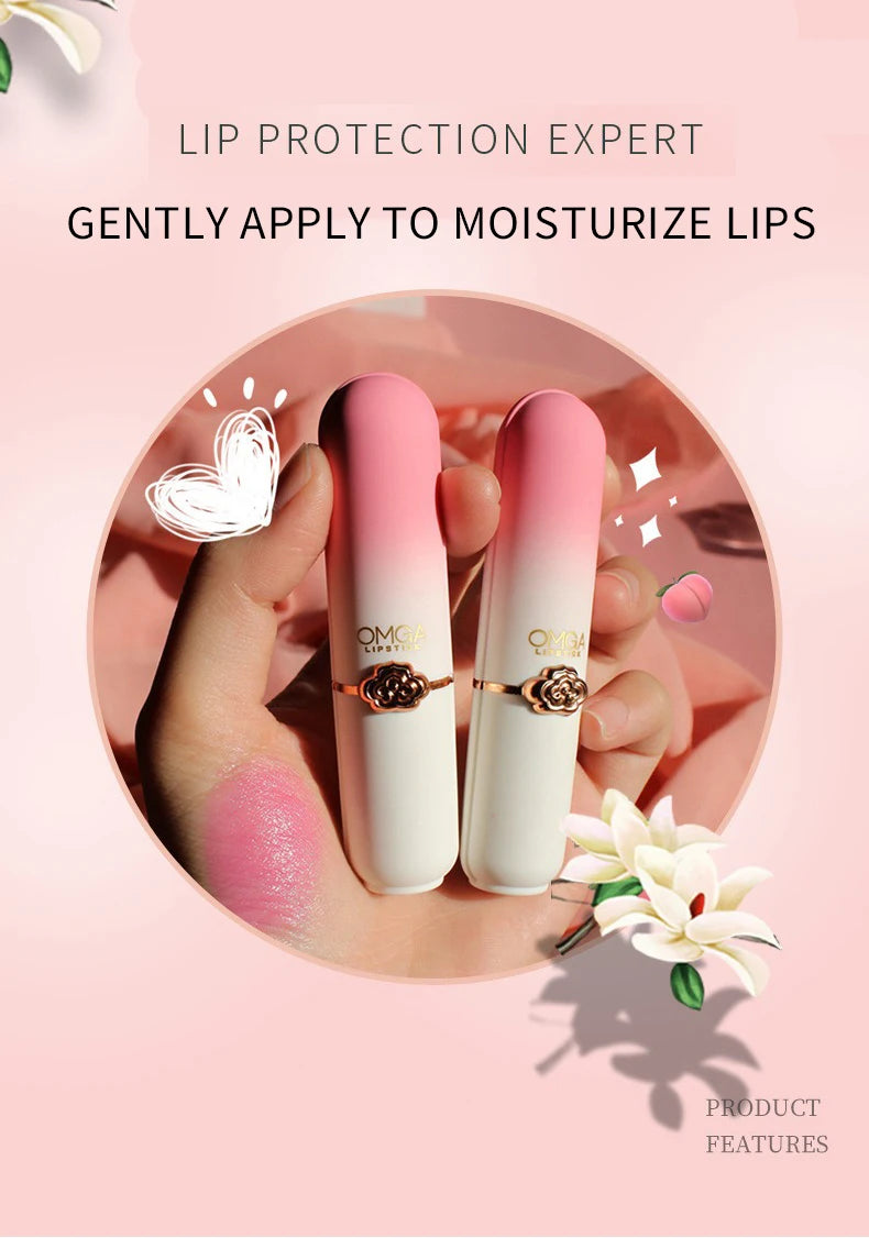 Peach Color Change Lipstick Moisturizing Jelly Lip Balm – BeautyByOla