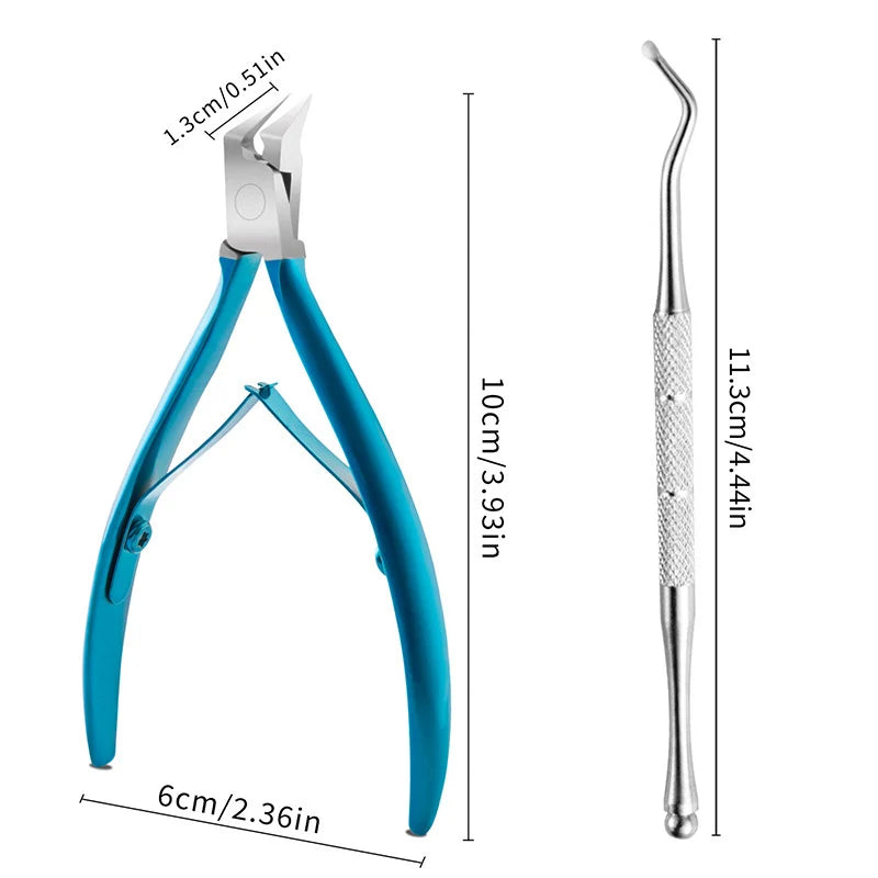 BeautyByOla – Professional Toenail Clipper, Stainless Steel Nipper for Ingrown & Thick Toenails
