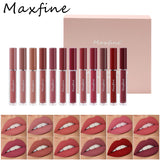 6-Color Matte Lip Gloss Set Long-Lasting Waterproof – BeautyByOla