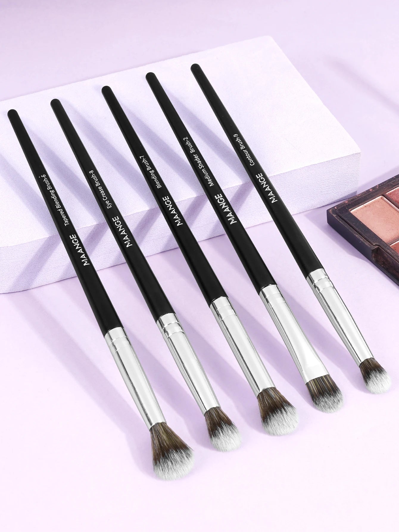 MAANGE 5PCS Detail Makeup Brush Kit Soft Bristles – BeautyByOla