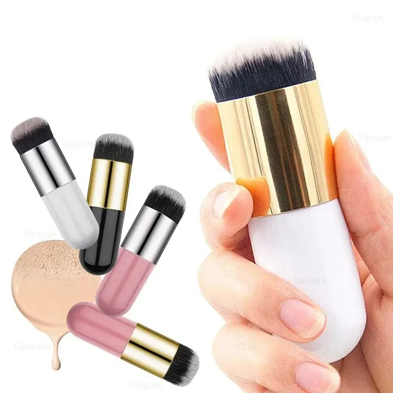 Large & Small Foundation Makeup Brush Set BB Cream Mushroom – BeautyByOla