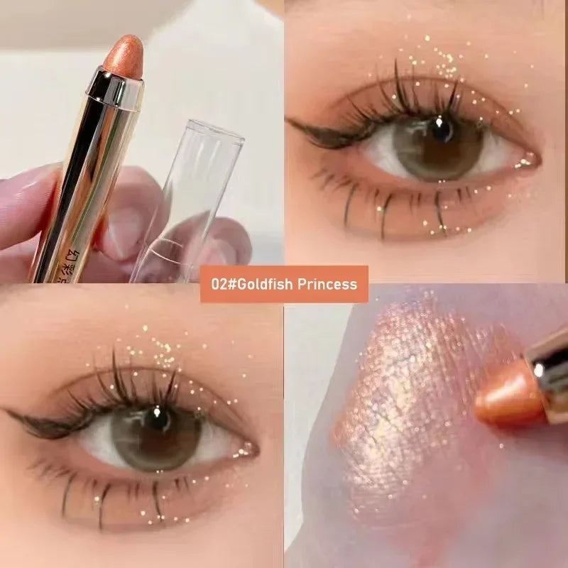6-Color Double-Ended Eyeshadow Stick Matte & Glitter – BeautyByOla