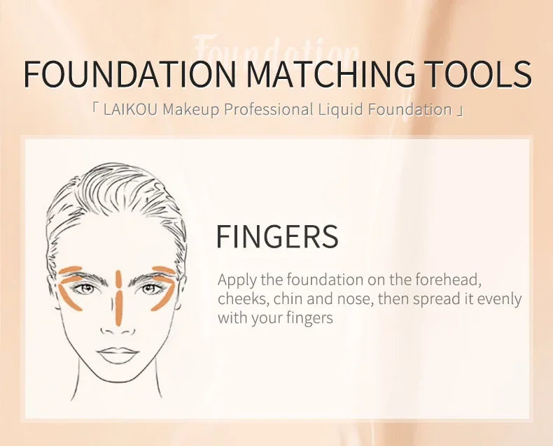 LAIKOU Liquid Foundation Moisturizing Long-Lasting 30ml – BeautyByOla