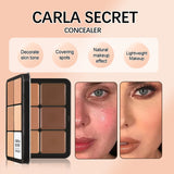 BeautyByOla – 12-Color Concealer Palette, Matte Cream Foundation for Face Makeup & Repair