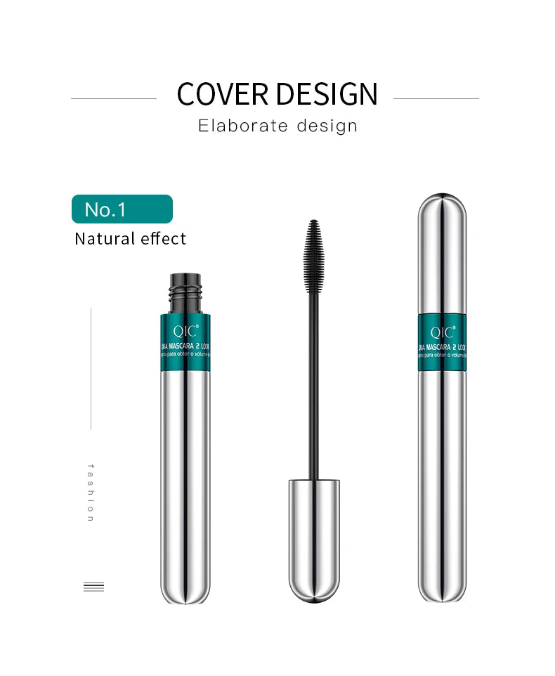 Double 2-in-1 Silk Fiber Mascara Waterproof Lengthening – BeautyByOla
