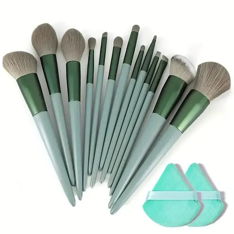 Professional Makeup Brush Set Soft Fluffy Foundation & Eyeshadow – BeautyByOla