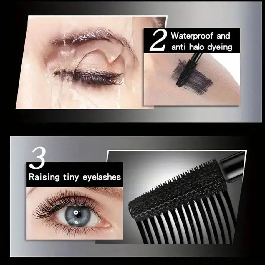 Waterproof 4D Mascara Thick Long Curling Smudge-Proof Makeup – BeautyByOla