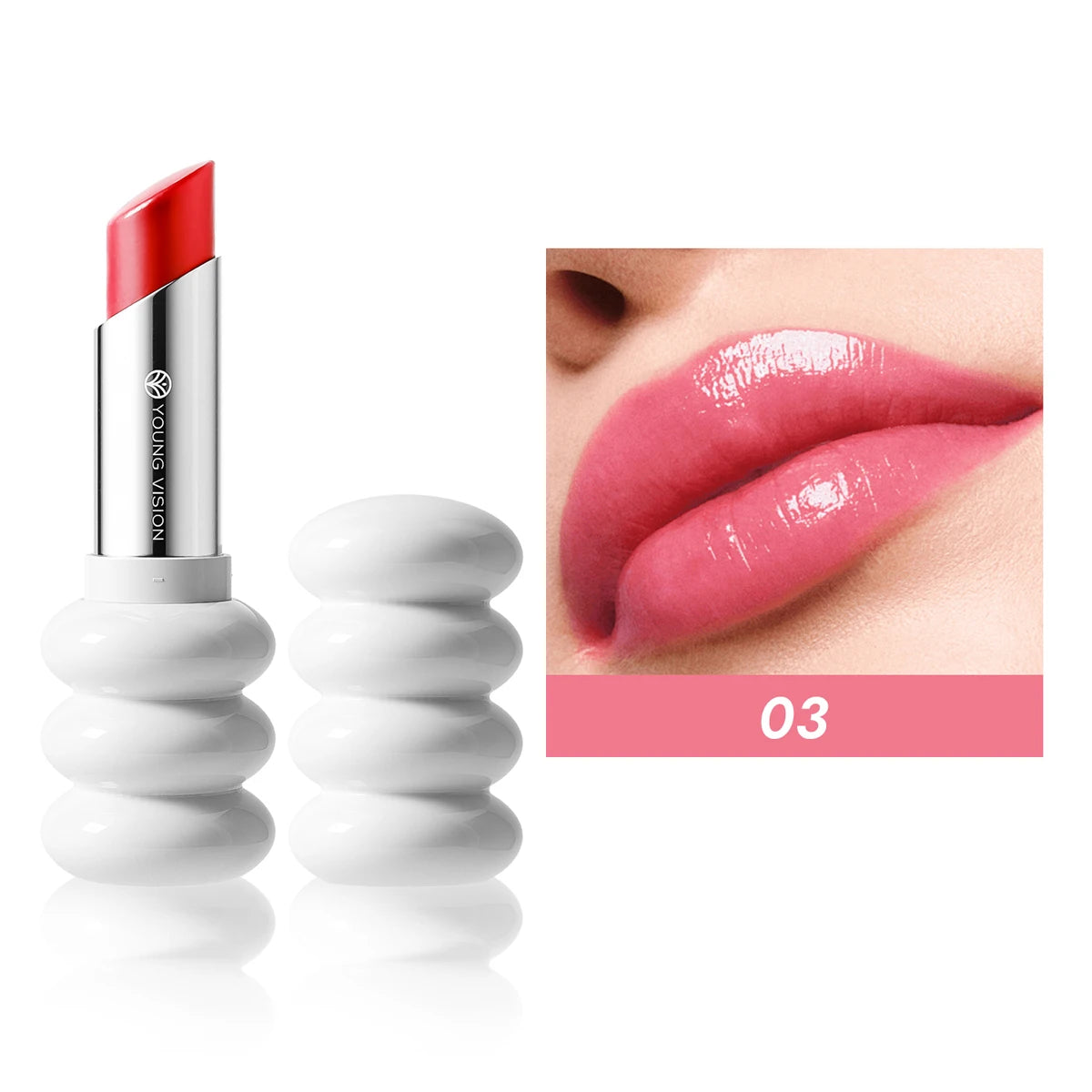 YOUNG VISION 6-Color Shimmer Moisturizing Lipstick Long-Lasting – BeautyByOla