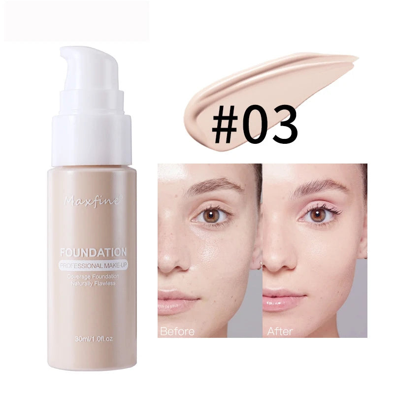 Liquid Foundation Concealer Waterproof Sweat-Resistant Makeup – BeautyByOla