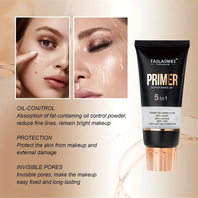 Waterproof Transparent Gel Makeup Primer Full Coverage – BeautyByOla