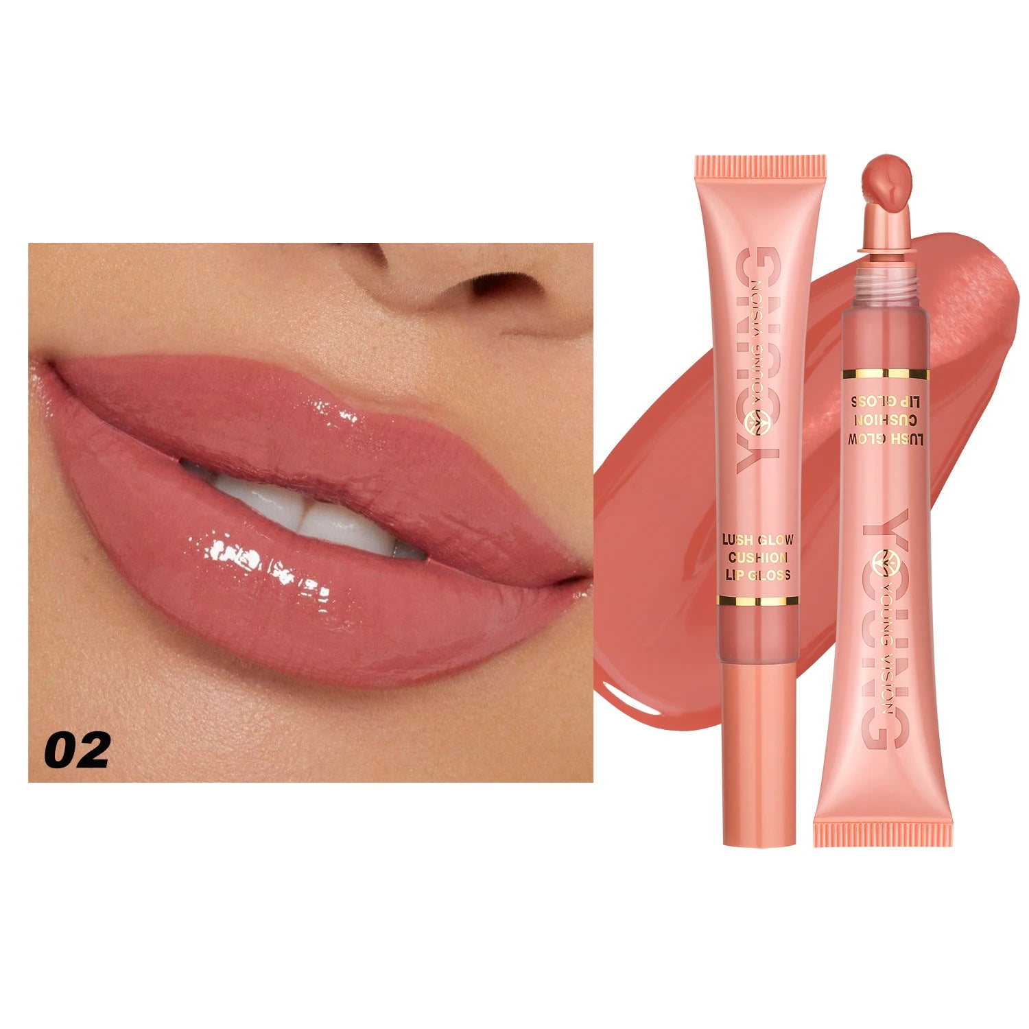 YOUNG VISION 6-Color Liquid Brightening Lip Gloss Moisturizing – BeautyByOla