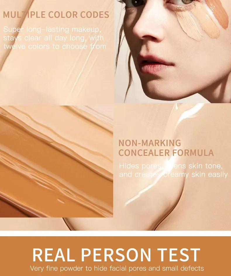 Liquid Foundation Concealer Waterproof Sweat-Resistant Makeup – BeautyByOla