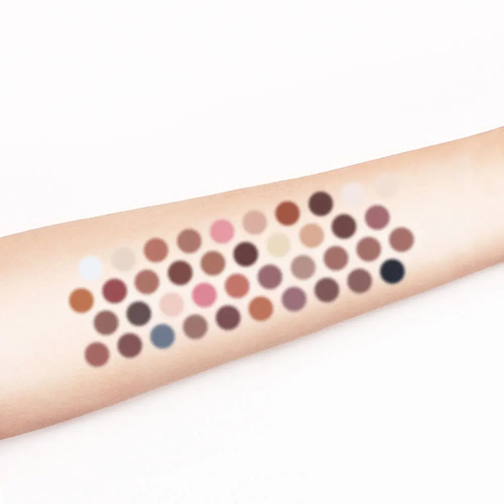 POPFEEL 40-Color Eyeshadow Palette Long-Lasting Brown & Pink – BeautyByOla