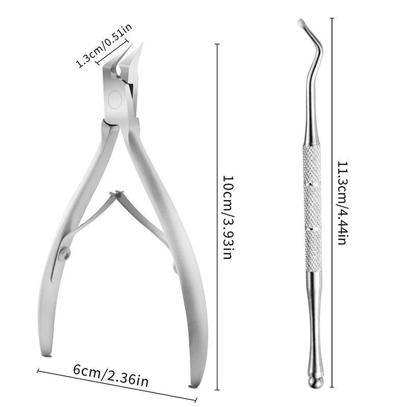 BeautyByOla – Professional Toenail Clipper, Stainless Steel Nipper for Ingrown & Thick Toenails