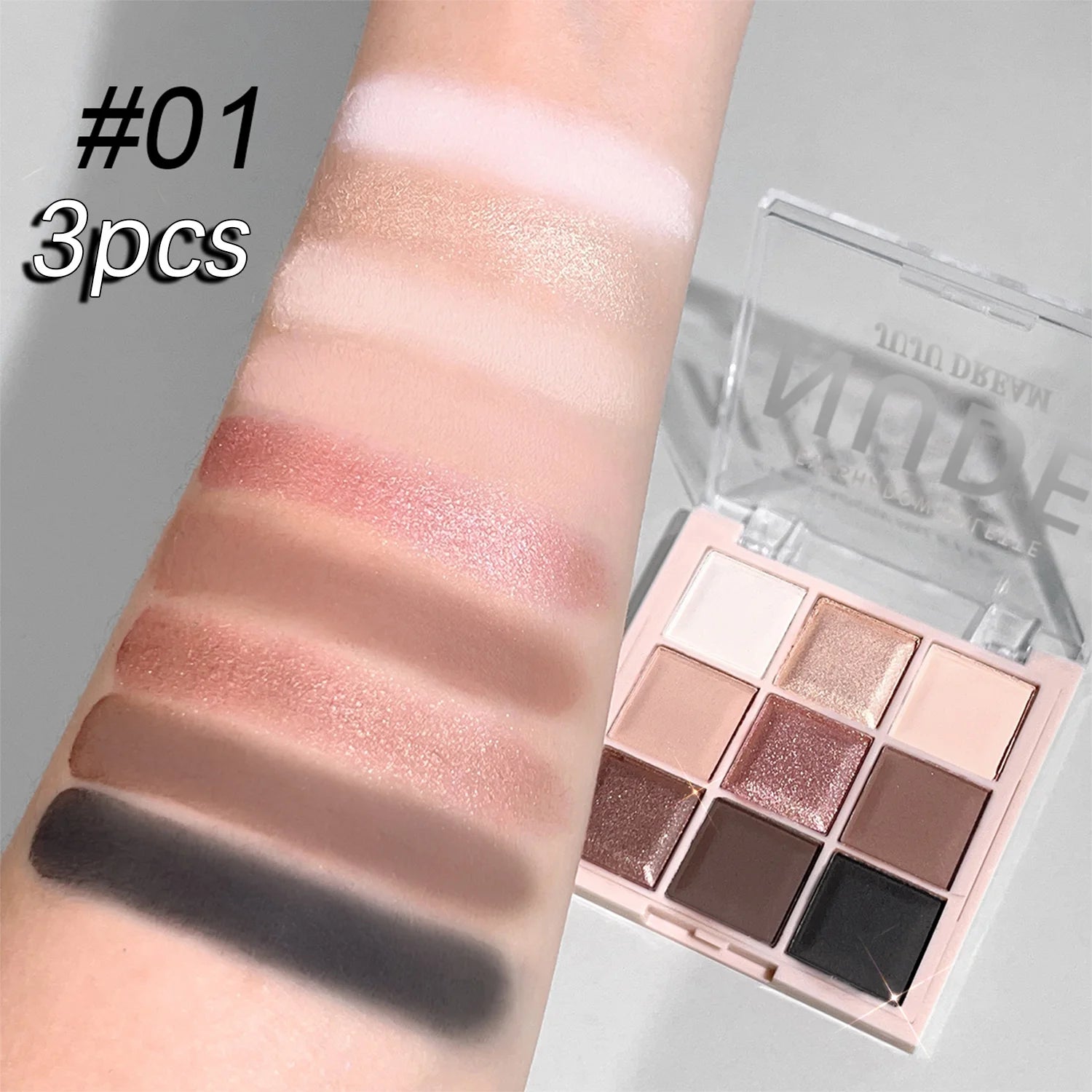 JUJU DREAM 9-Color Eyeshadow Palette Matte & Shimmer – BeautyByOla