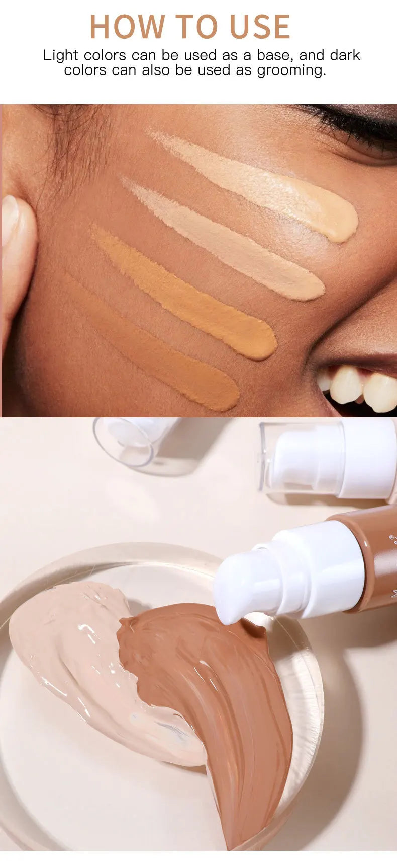Liquid Foundation Concealer Waterproof Sweat-Resistant Makeup – BeautyByOla